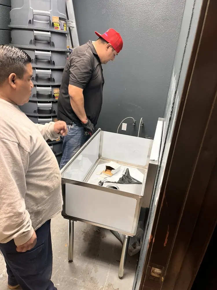 Commercial plumbing and sink installation in Westwood Village